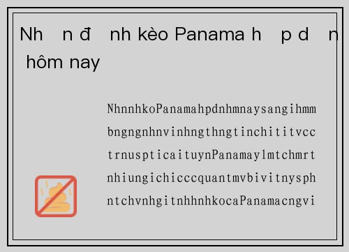 Nhận định kèo Panama hấp dẫn hôm nay