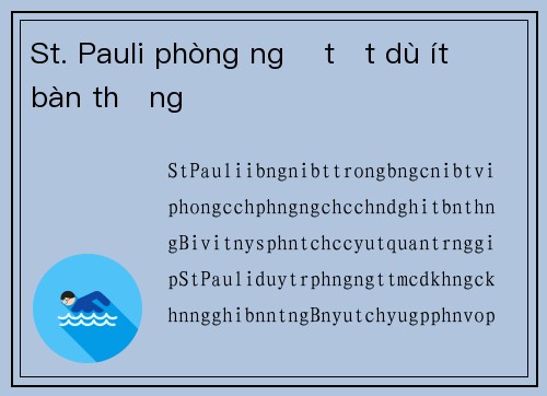 St. Pauli phòng ngự tốt dù ít bàn thắng
