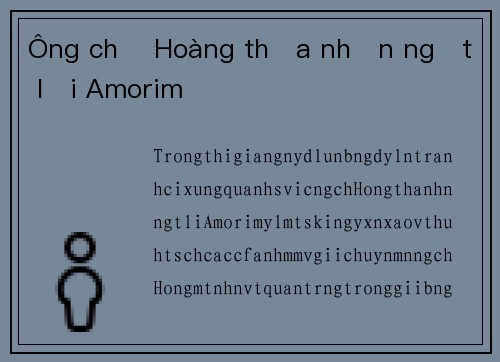 Ông chủ Hoàng thừa nhận ngắt lời Amorim