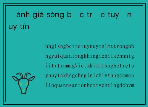 Đánh giá sòng bạc trực tuyến uy tín