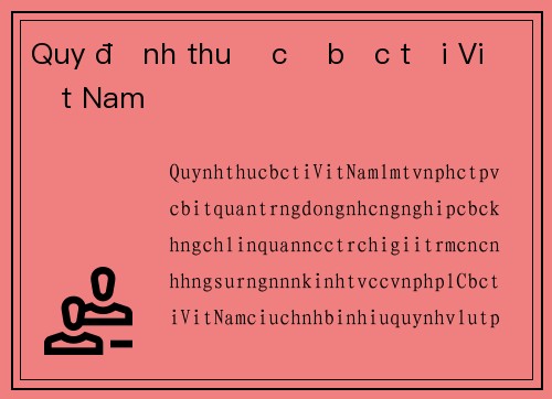 Quy định thuế cờ bạc tại Việt Nam
