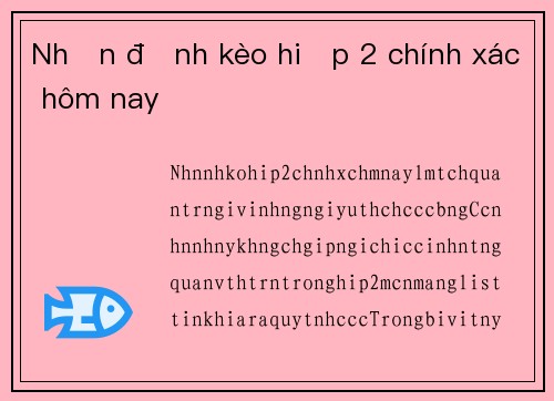 Nhận định kèo hiệp 2 chính xác hôm nay