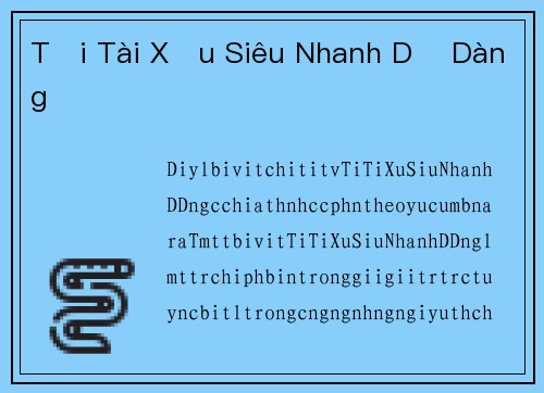 Tải Tài Xỉu Siêu Nhanh Dễ Dàng