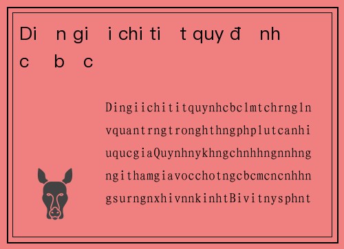 Diễn giải chi tiết quy định cờ bạc