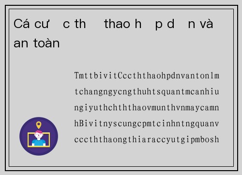 Cá cược thể thao hấp dẫn và an toàn