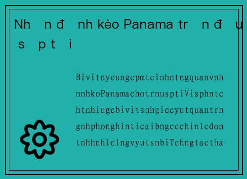 Nhận định kèo Panama trận đấu sắp tới