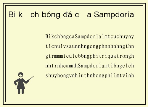 Bi kịch bóng đá của Sampdoria