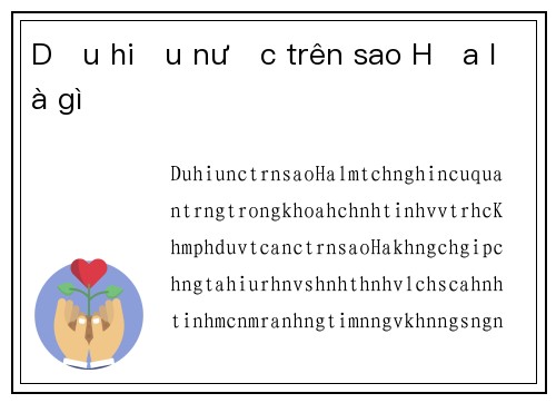 Dấu hiệu nước trên sao Hỏa là gì