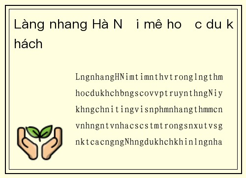 Làng nhang Hà Nội mê hoặc du khách